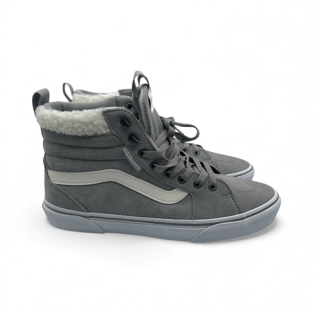 NWT Vans Filmore High-Top Sneaker - Women's Size 10 Gray/White